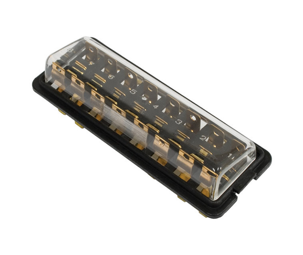 Brand New (8 Pole) Fuse Box with Cover. Bug-Ghia-Bus 1961-1966