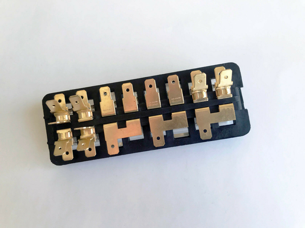 Brand New (8 Pole) Fuse Box with Cover. Bug-Ghia-Bus 1961-1966