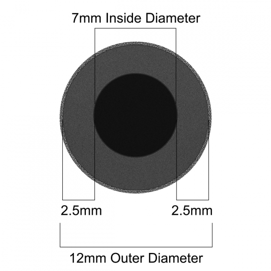 German Cloth Braided Braided Fuel Hose, 7X2.5mm ( 1xmeter or 3.3 feet )
