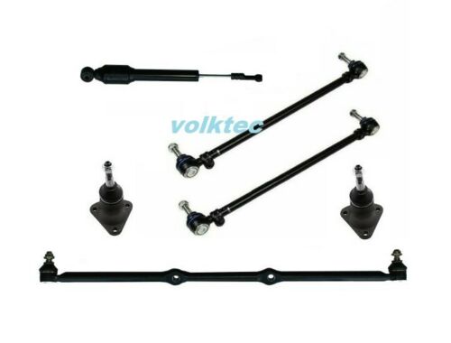 VW Super Beetle Center Drag Link,Ball Joint, Steering Damper,Tie Rod Kit 1971-73
