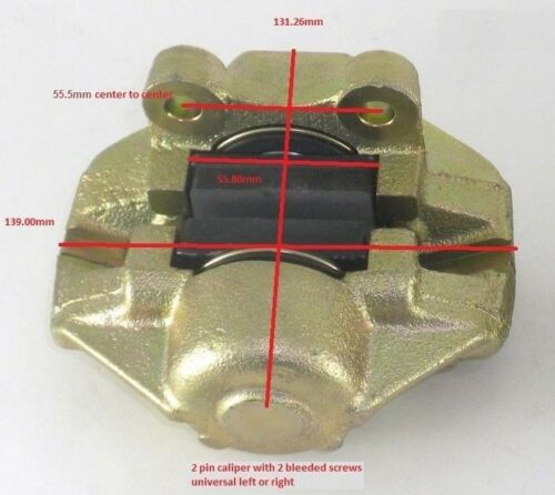 (PAIR) NEW Front Brake Calipers Beetle Bug Karmann Ghia Type 3