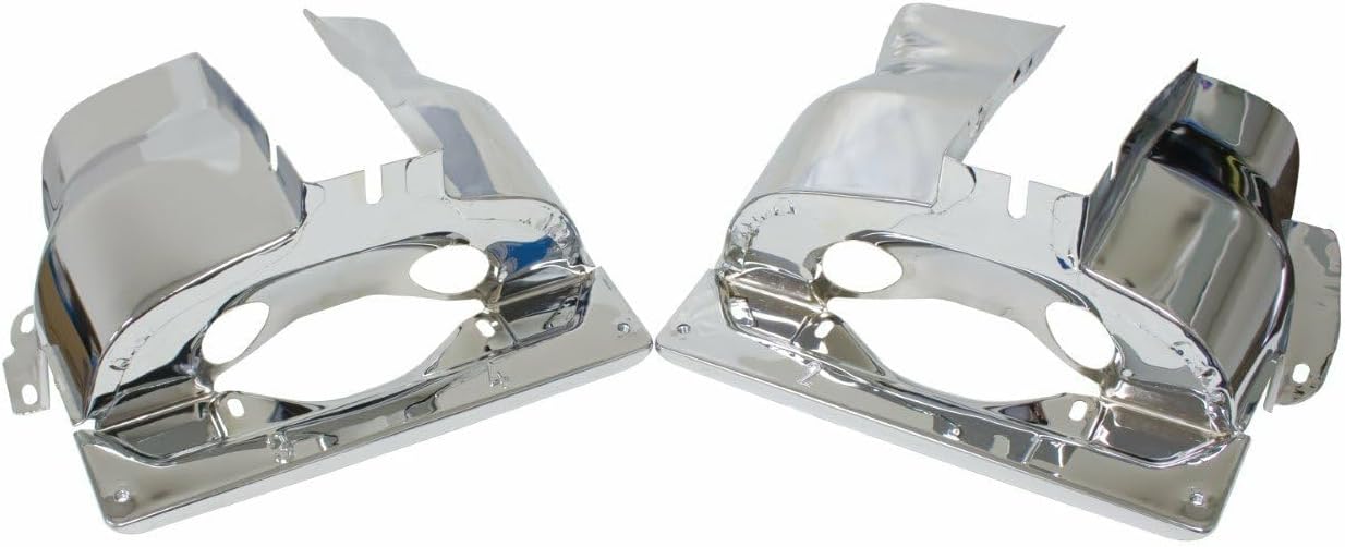 Cylinder Tin - Dual Port Shrouds - Chrome