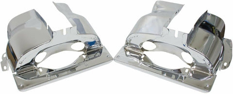 Cylinder Tin - Dual Port Shrouds - Chrome