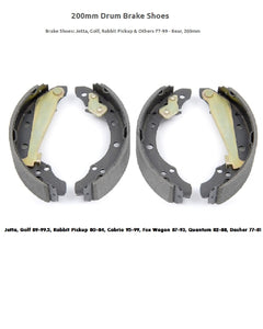 AUDI,VOLKSWAGEN BRAKE SHOES - EPE10264 RABBIT-JETTA-GOLF