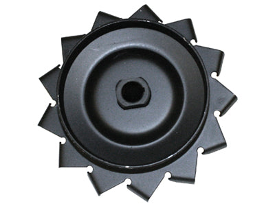 VW Alternator/Generator Pulley - Black w/Fins - 12 Volt