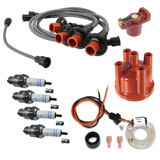 VW Tune Up Kit with Electronic Points for 009 Distributors